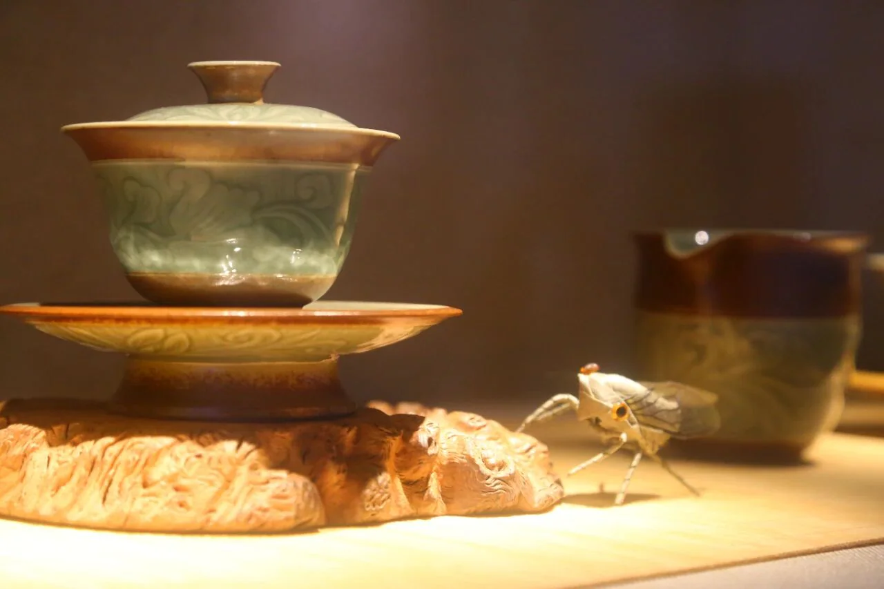 瓷语展览茶酒器组合